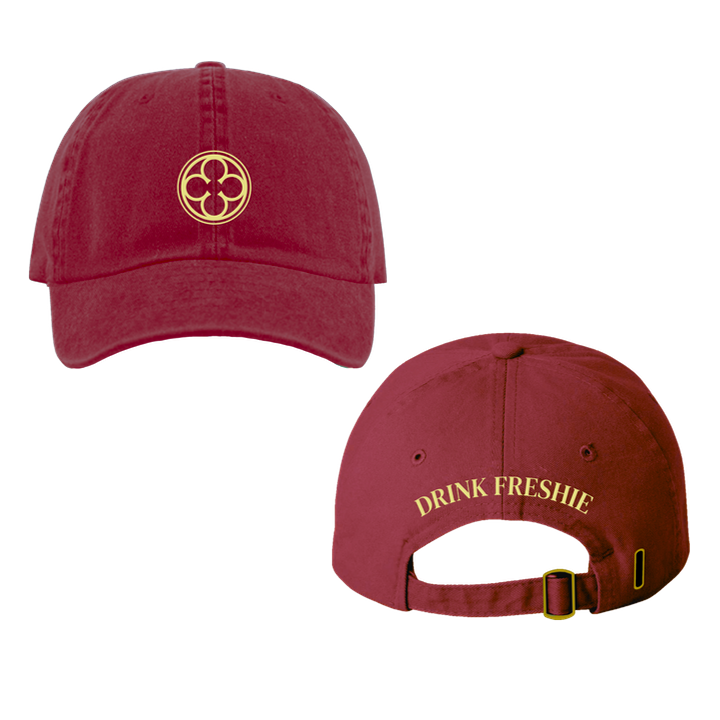 Dad Hat: Drink Freshie Maroon