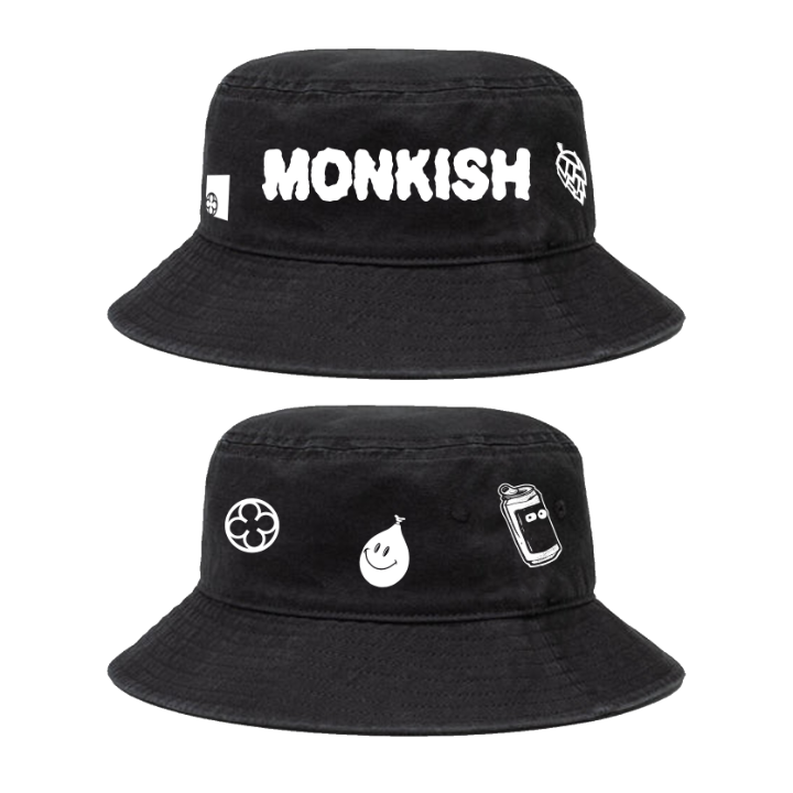 Bucket Hat: Icons Black (Known Supply)